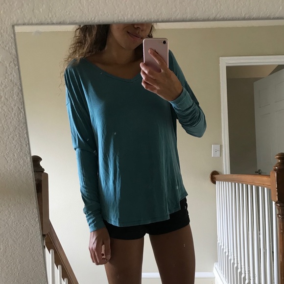 Teal Long Sleeve Shirt - Picture 1 of 2